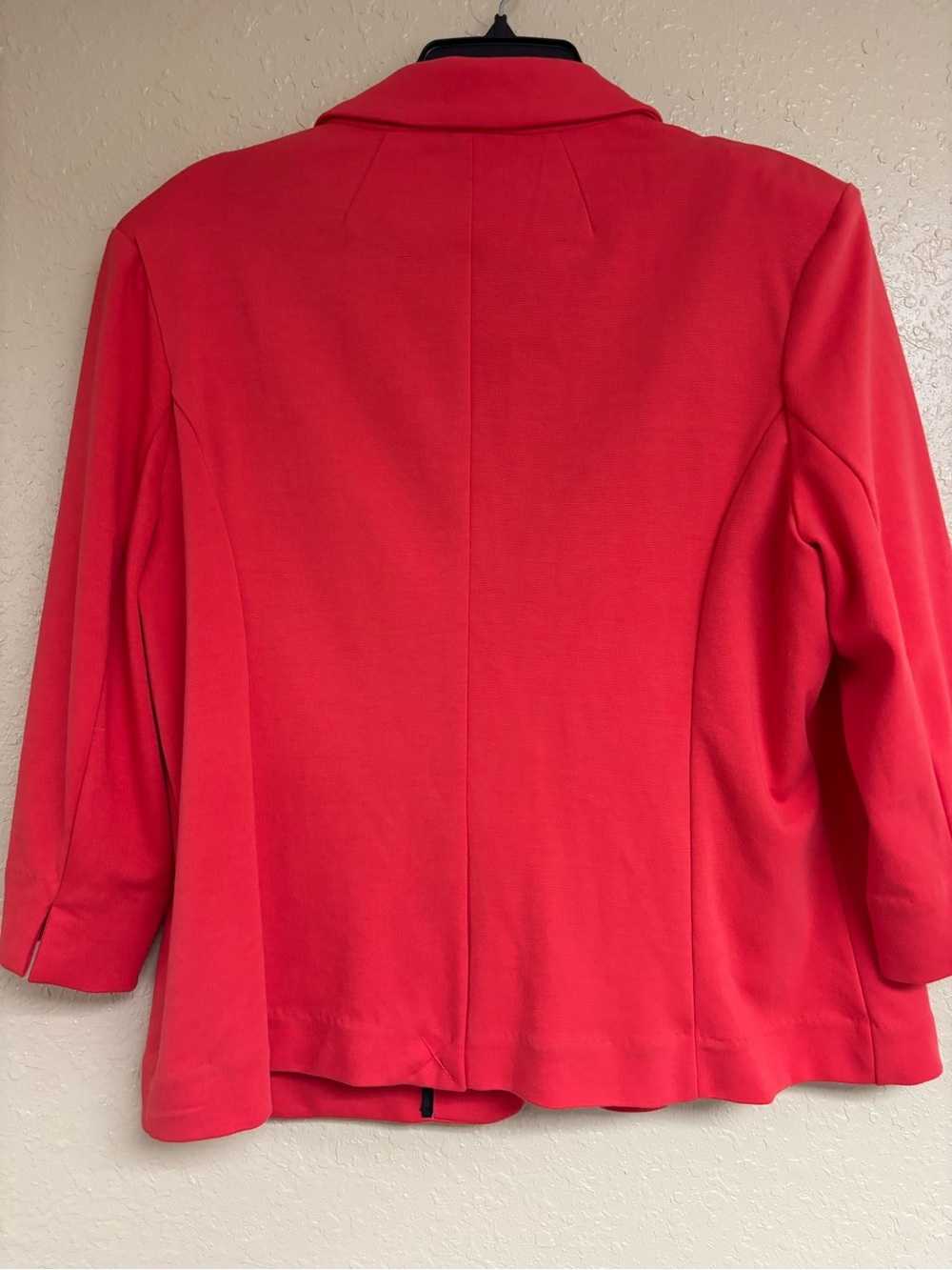 Christian Siriano Bright Red Single-Button Blazer - Picture 2 of 8